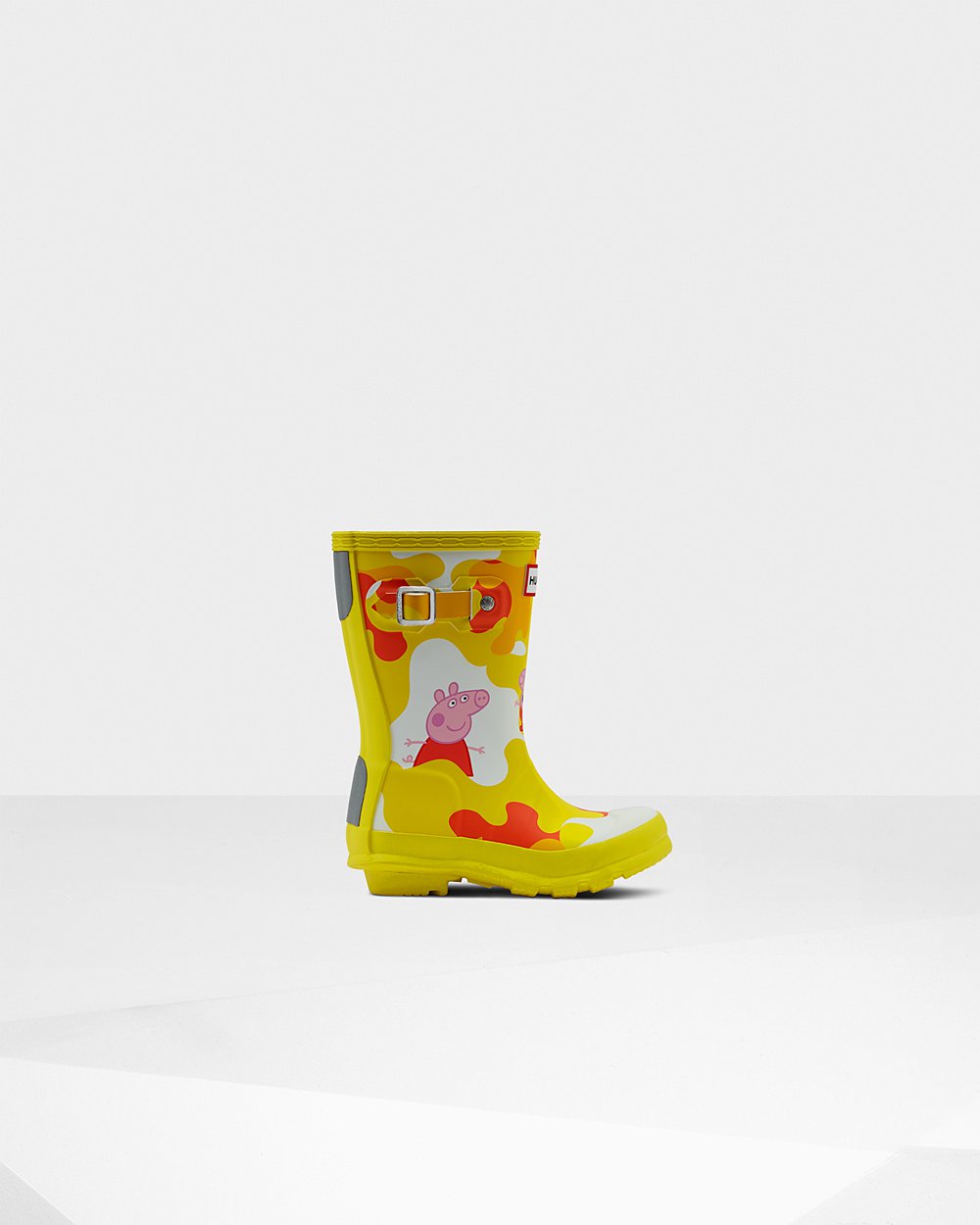 Kids Rain Boots - Hunter Original Little Peppa Pig (65SENOAHZ) - Yellow
